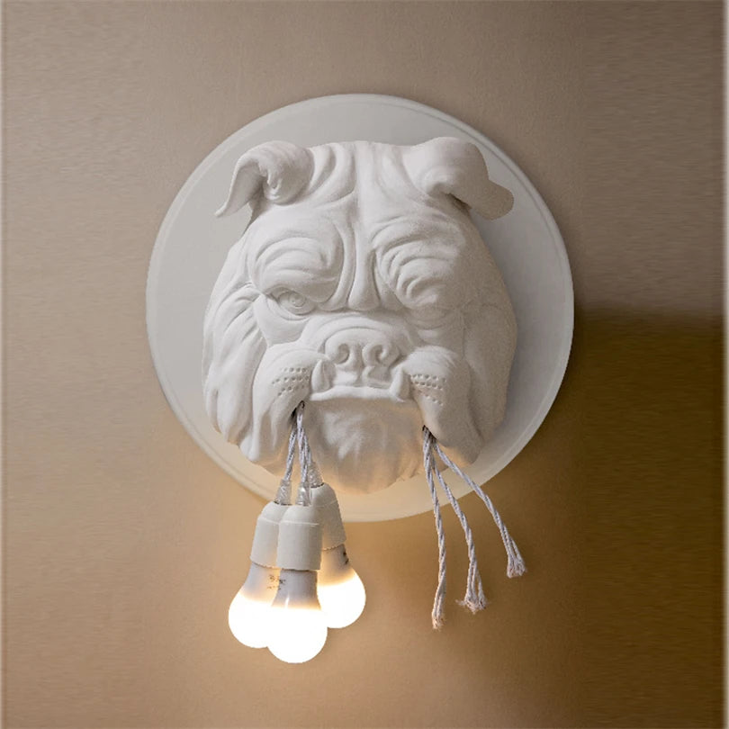 Bulldog Gatekeeper Sconce