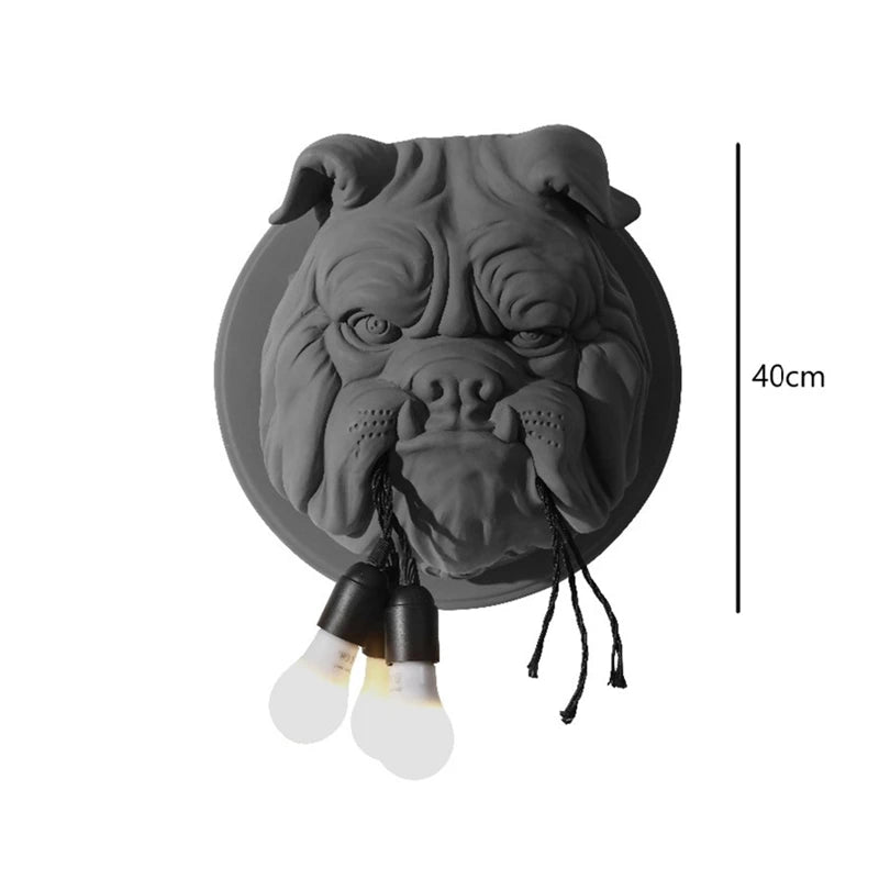 Bulldog Gatekeeper Sconce