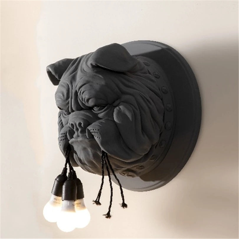 Bulldog Gatekeeper Sconce